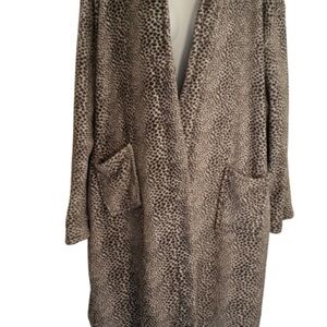 Leopard Print Long Coat